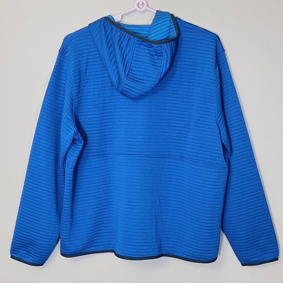 LL Bean Airlight Knit Half Zip Hoodie Pullover - Men's Size XXL - Blue - Picture 5 of 13